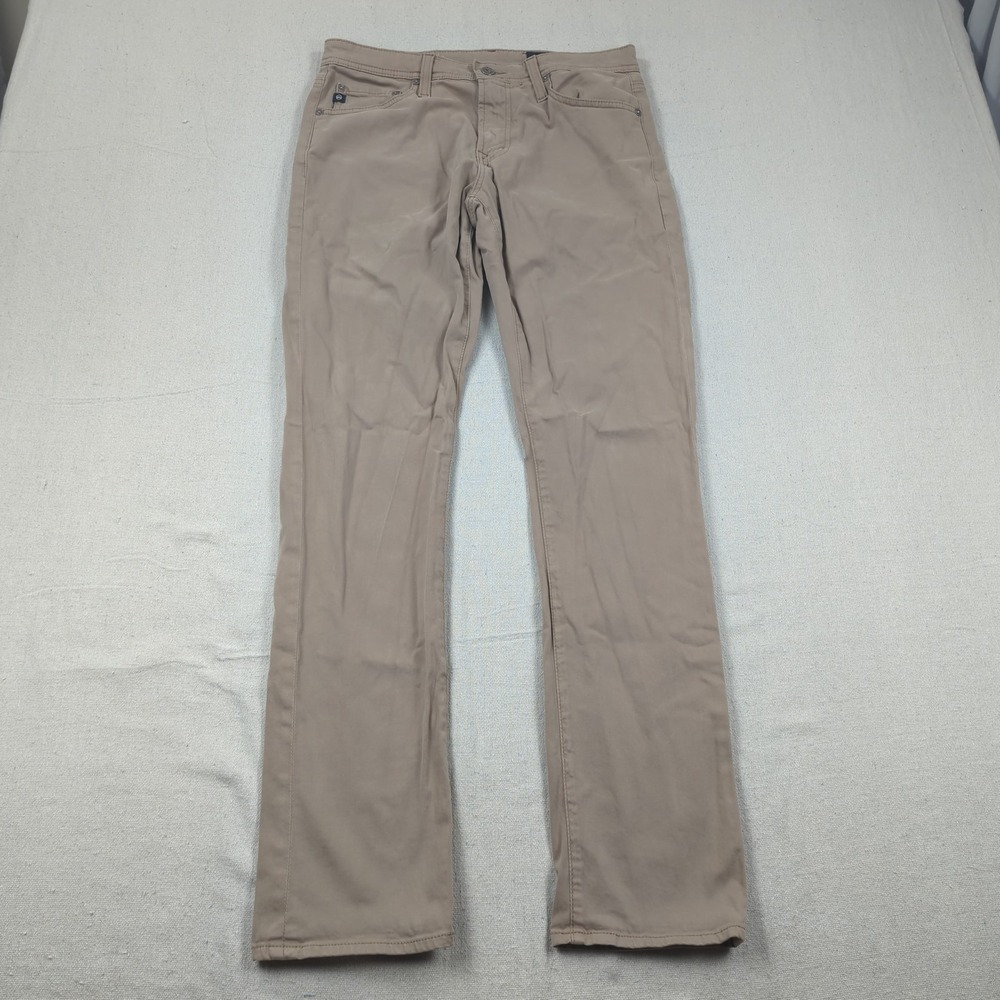 AG Adriano Goldschmeid Pants‎ Mens 30x32 Khaki Everett Slim Straight